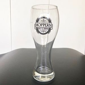 🔵 Hoppers Grille & Brewery Weizenbier Beer Glass